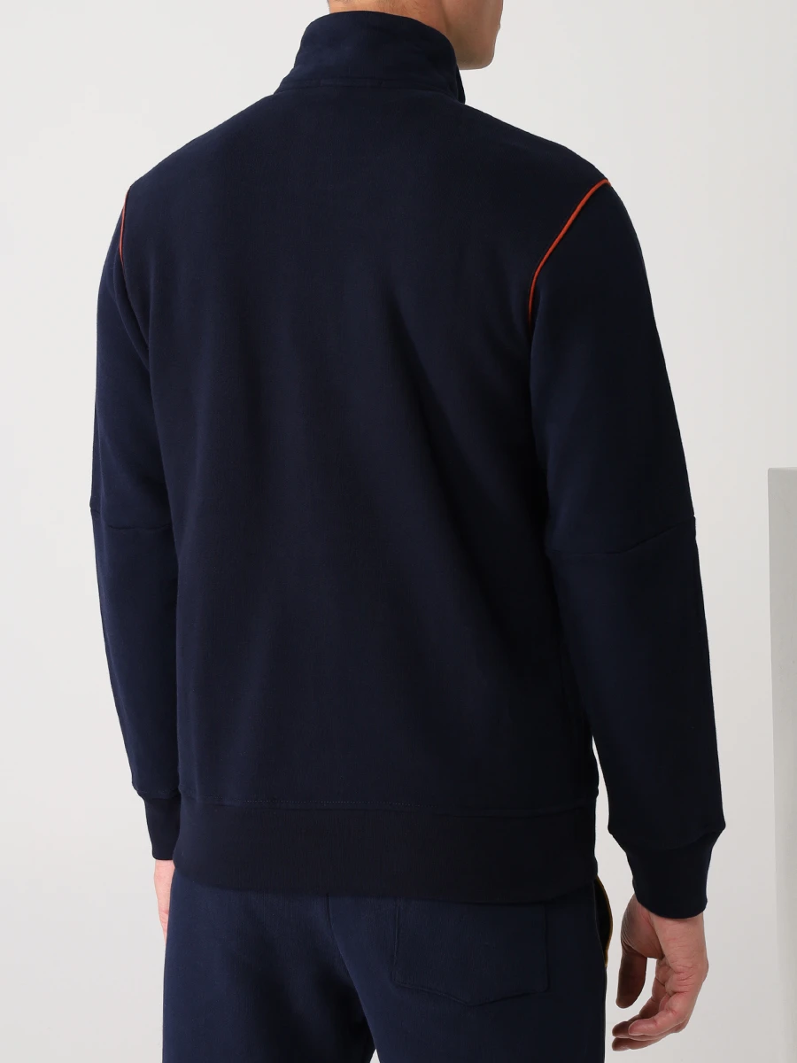 Костюм спортивный хлопковый PAUL & SHARK 11311511/013 Синий  Фото 3