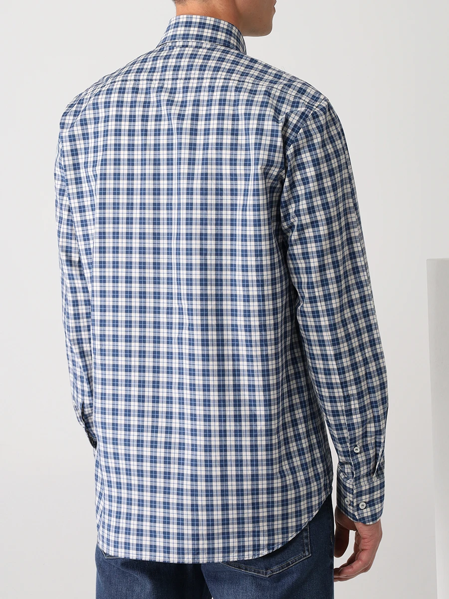 Рубашка Regular Fit хлопковая PAUL & SHARK 11313008/017, размер 64, цвет голубой 11313008/017 - фото 3