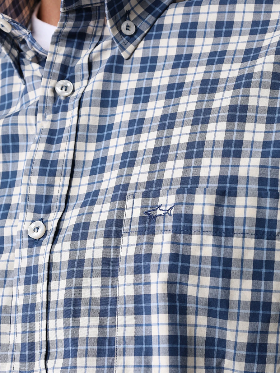 Рубашка Regular Fit хлопковая PAUL & SHARK 11313008/017, размер 64, цвет голубой 11313008/017 - фото 5