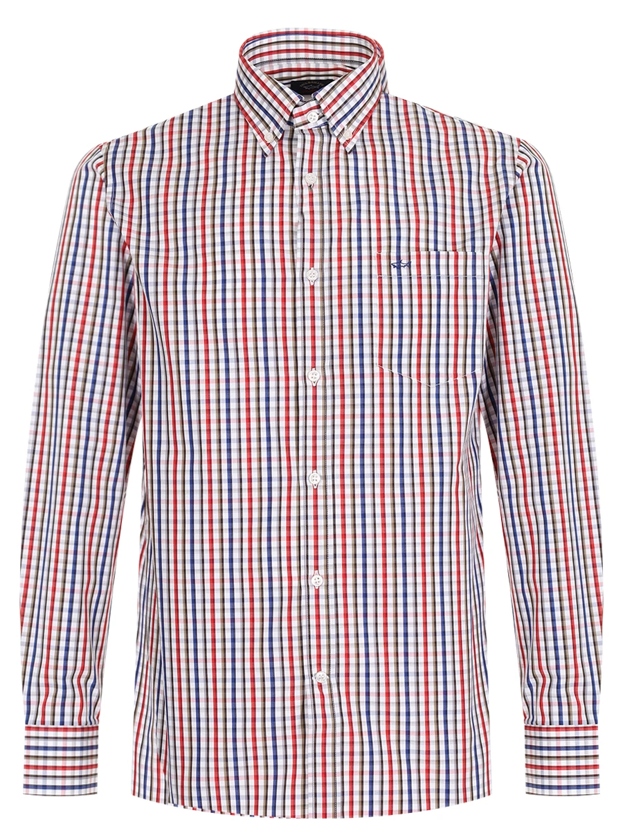 

Рубашка Regular Fit хлопковая, Голубой, 11313069/002