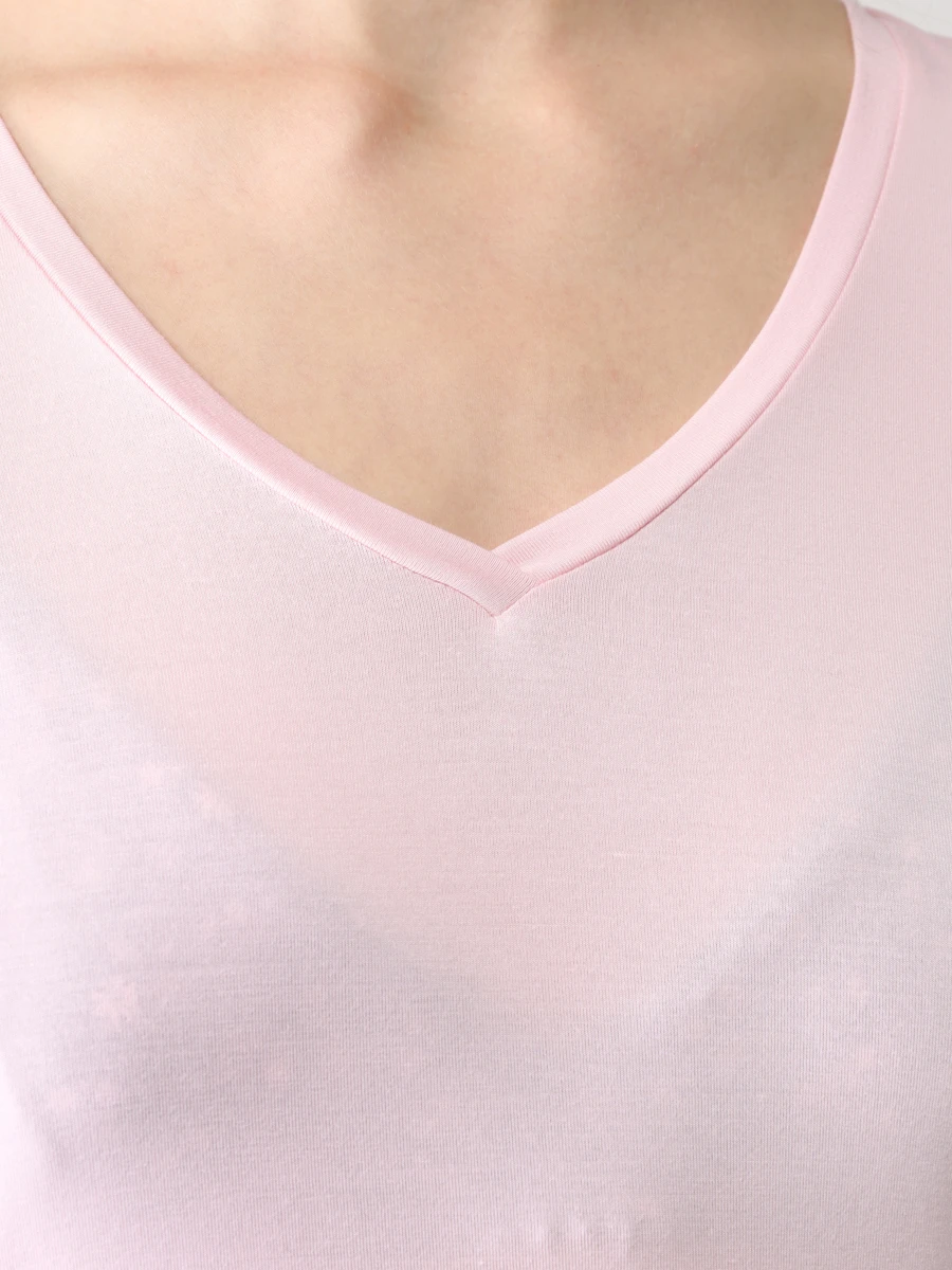 Сорочка однотонная DEREK ROSE 1211-LARA001PIN, размер 40, цвет розовый - фото 4