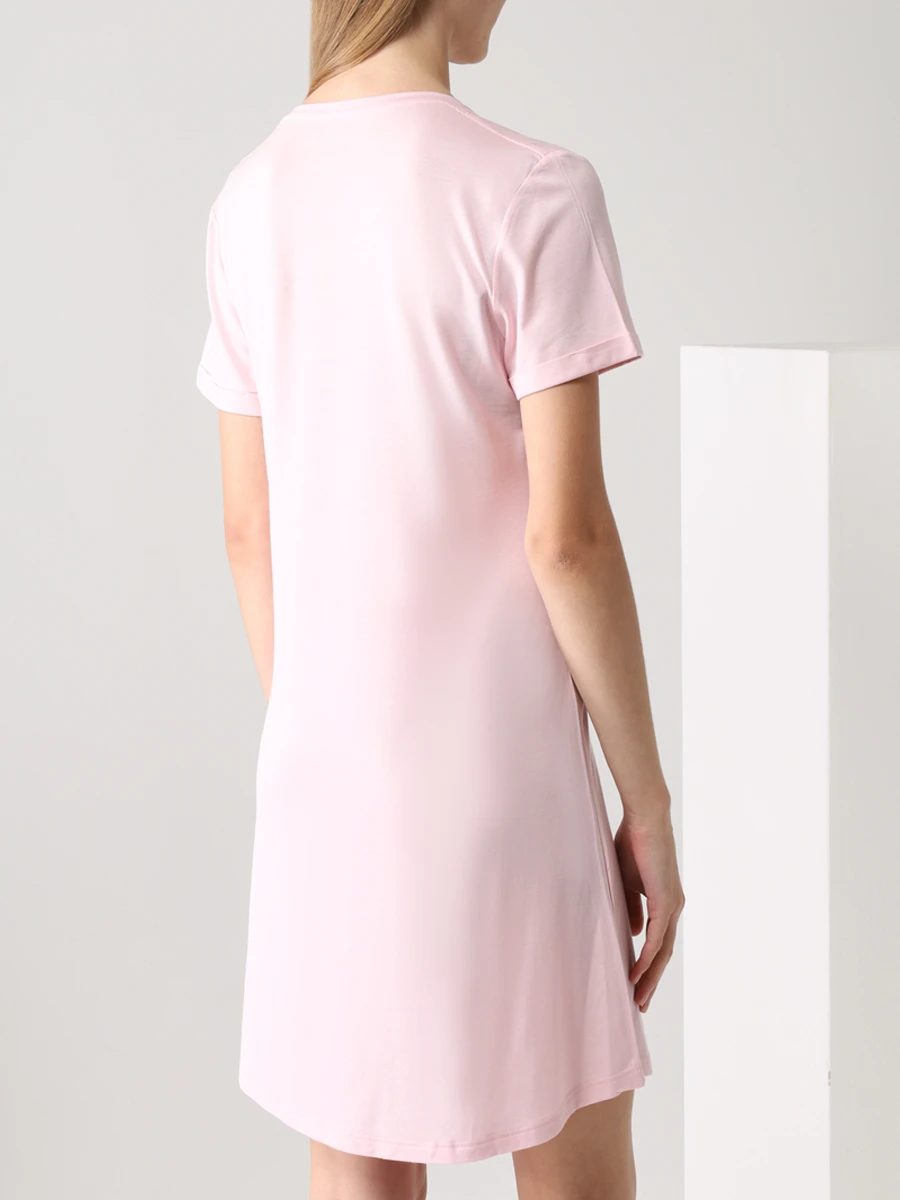 Сорочка однотонная DEREK ROSE 1211-LARA001PIN, размер 40, цвет розовый - фото 3