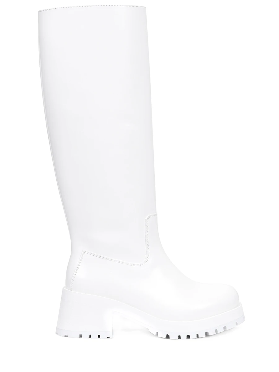 

Сапоги кожаные, Белый, LNB323