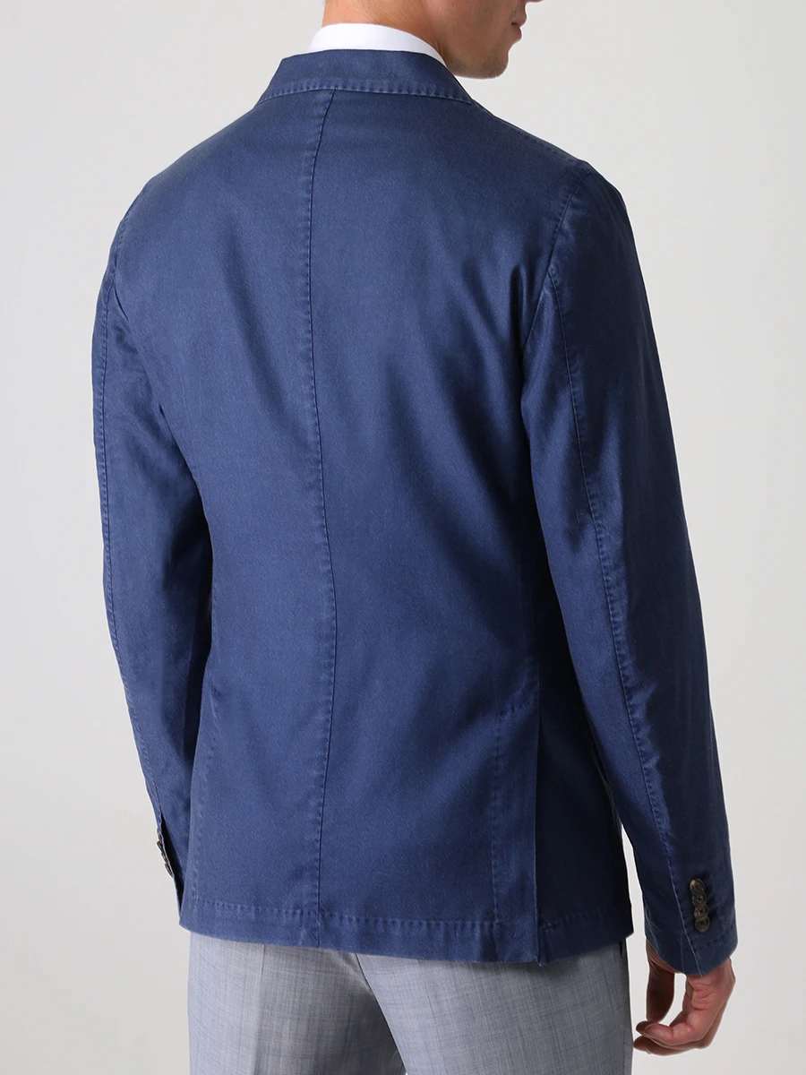 Пиджак кашемировый COLOMBO GI00153/77035-2-C01/43249 Синий  Фото 3