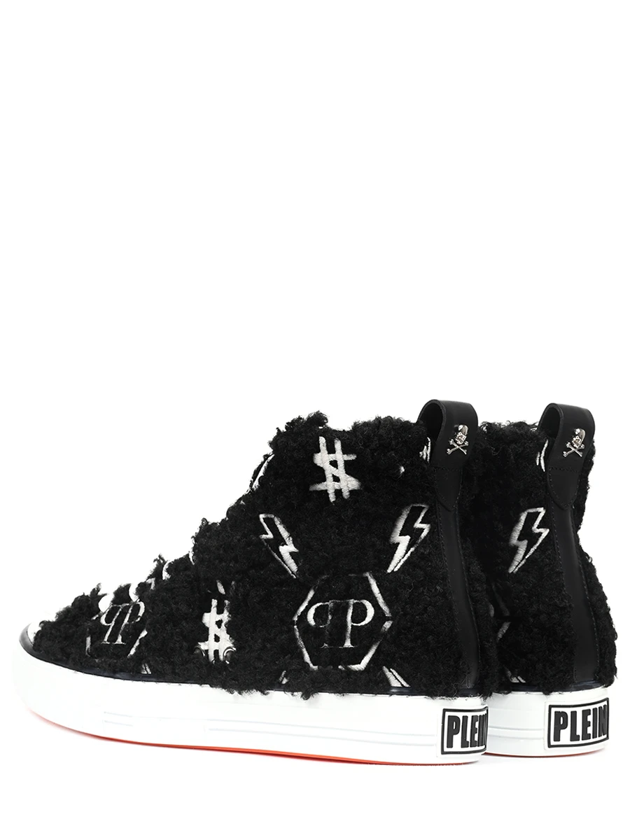 Кеды текстильные PHILIPP PLEIN WSC2179 Черный  Фото 4