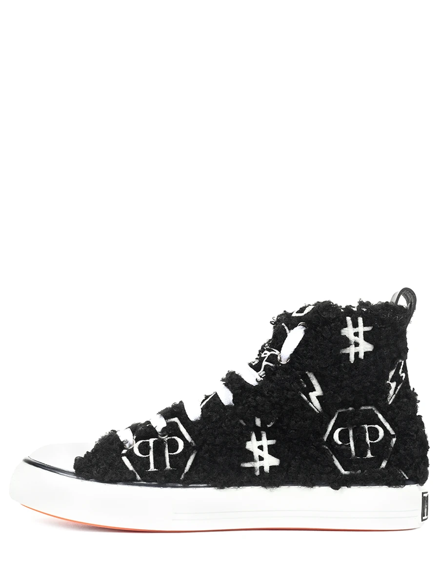 Кеды текстильные PHILIPP PLEIN WSC2179 Черный  Фото 3
