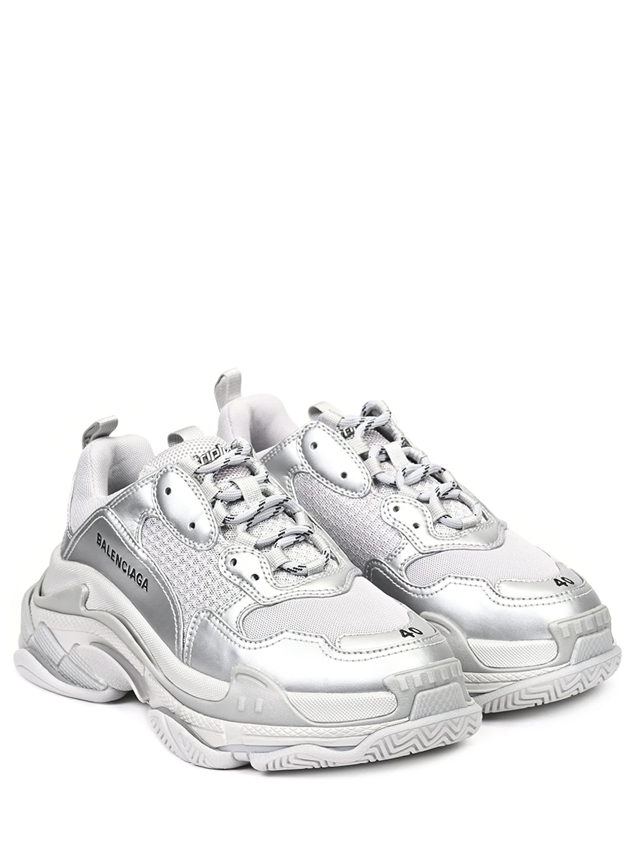 Кроссовки Triple S BALENCIAGA 524039-W2FS2-8100 Серебряный  Фото 2