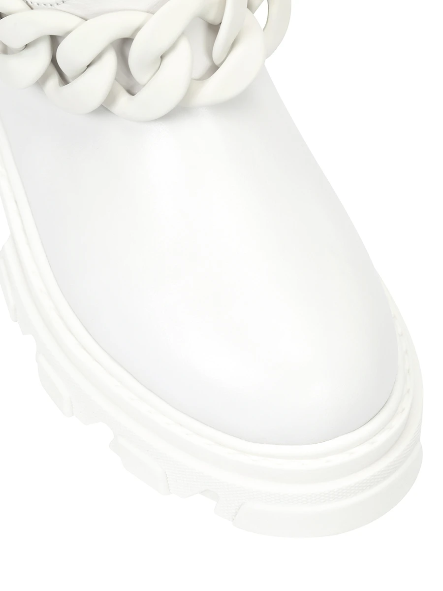 Полусапоги кожаные STOKTON blk85, размер 36, цвет белый - фото 5