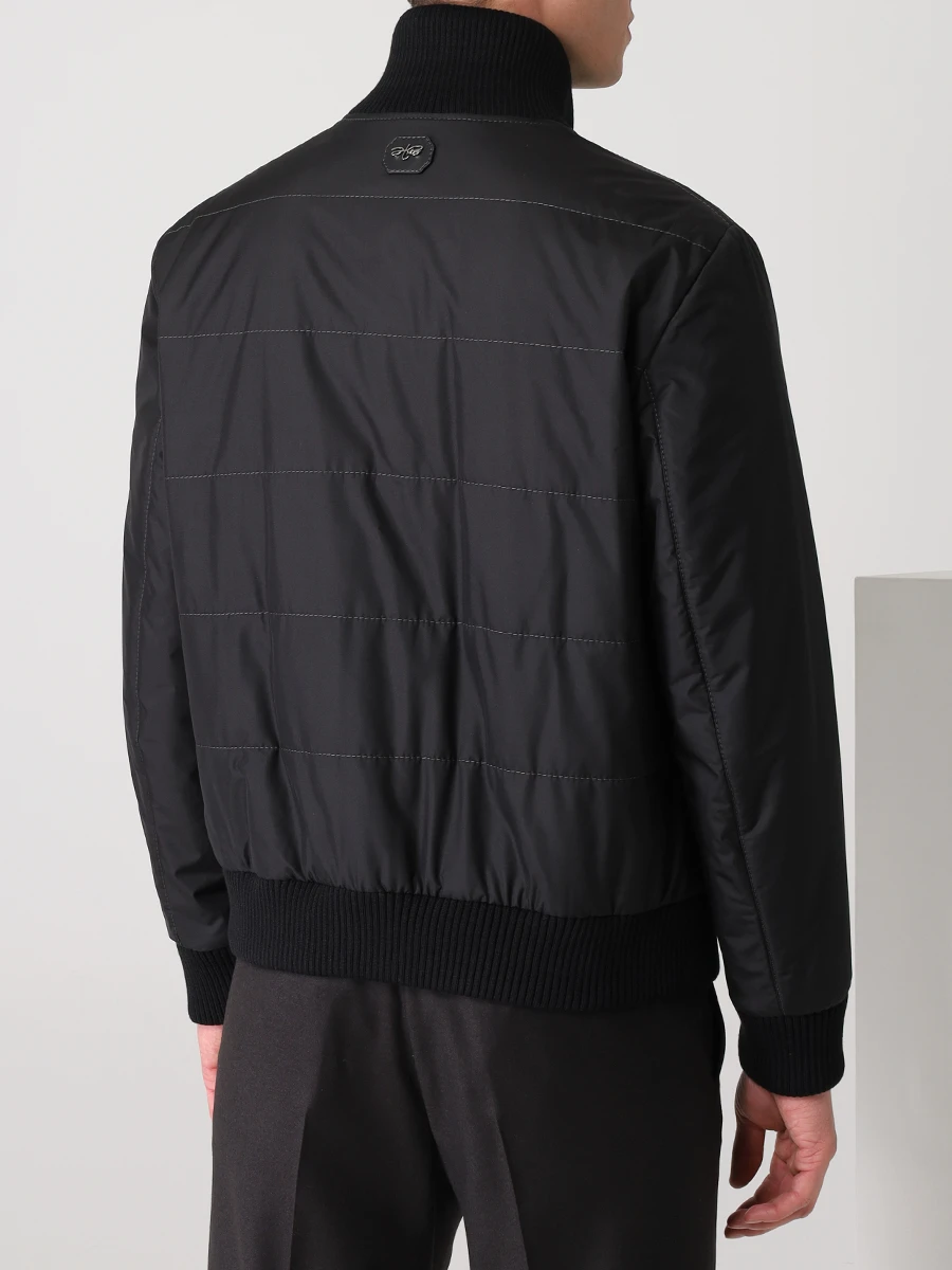 Бомбер стеганый HETTABRETZ NT1100 TSGO 1000A Черный  Фото 3