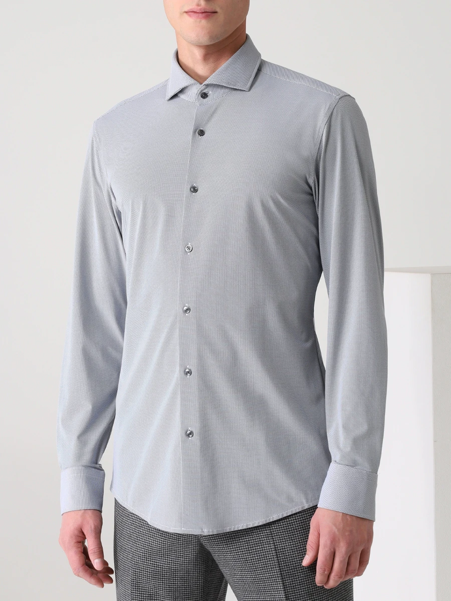 Рубашка Slim Fit BOSS 50451278/002, размер 52, цвет принт 50451278/002 - фото 4