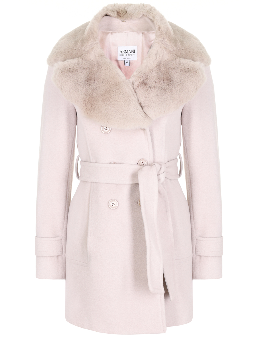 Полупальто шерстяное ARMANI COLLEZIONI