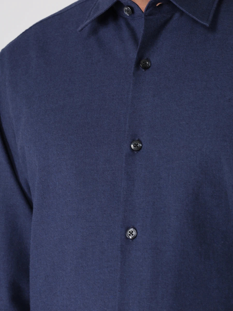 Рубашка Slim Fit хлопковая HUGO 50458230/405, размер 54, цвет синий 50458230/405 - фото 5