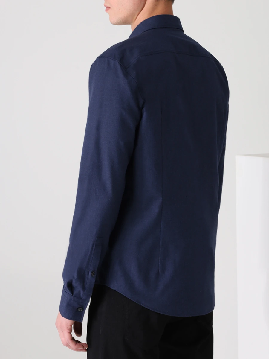 Рубашка Slim Fit хлопковая HUGO 50458230/405, размер 54, цвет синий 50458230/405 - фото 3