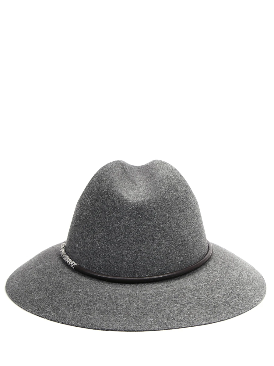 Шляпа фетровая BRUNELLO CUCINELLI MCAP90137 CJ642 Серый  Фото 2
