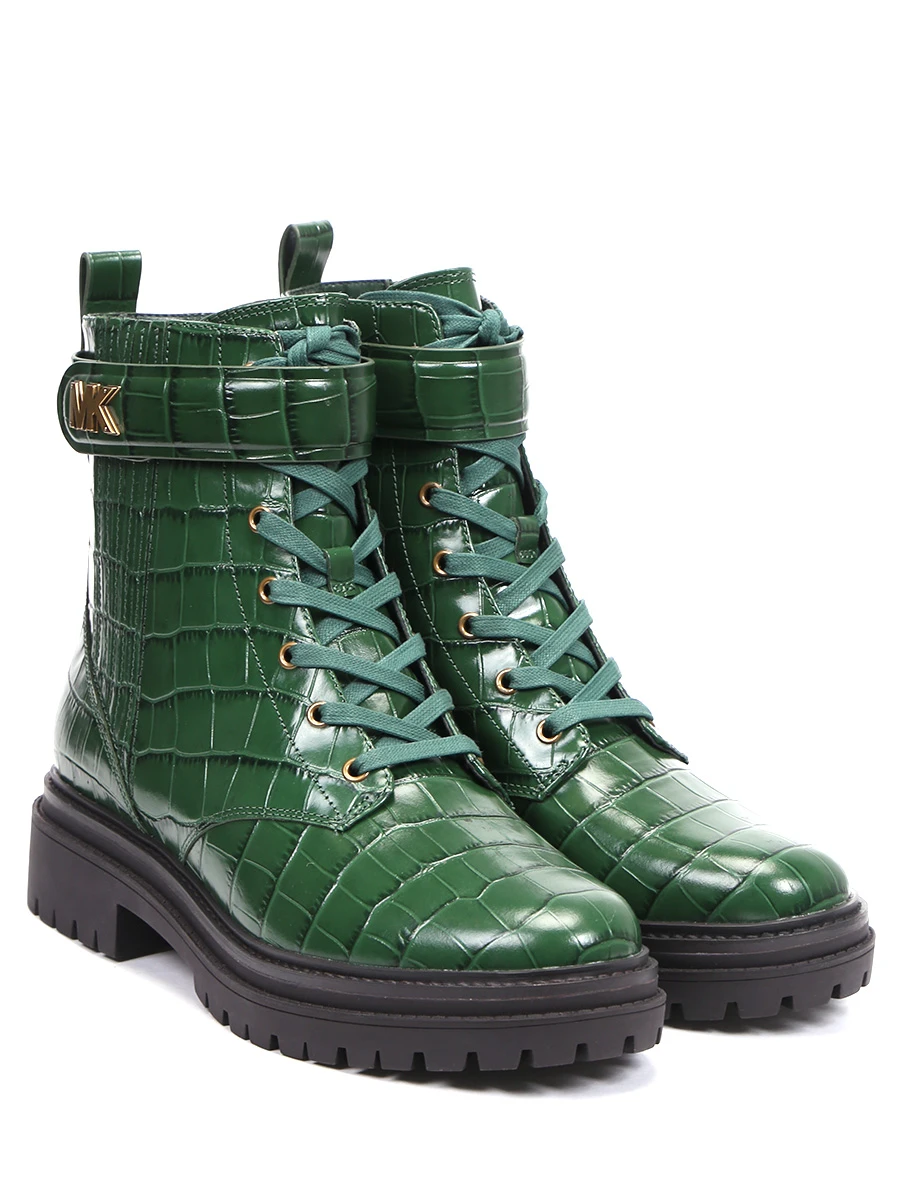 Ботинки кожаные Stark Bootie MICHAEL MICHAEL KORS 40F1SRFE5E Зеленый  Фото 2