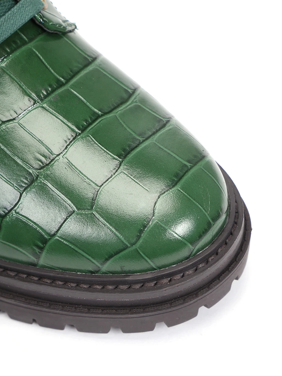 Ботинки кожаные Stark Bootie MICHAEL MICHAEL KORS 40F1SRFE5E Зеленый  Фото 5