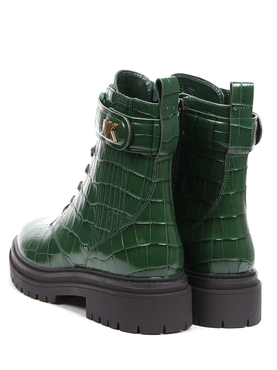 Ботинки кожаные Stark Bootie MICHAEL MICHAEL KORS 40F1SRFE5E Зеленый  Фото 4