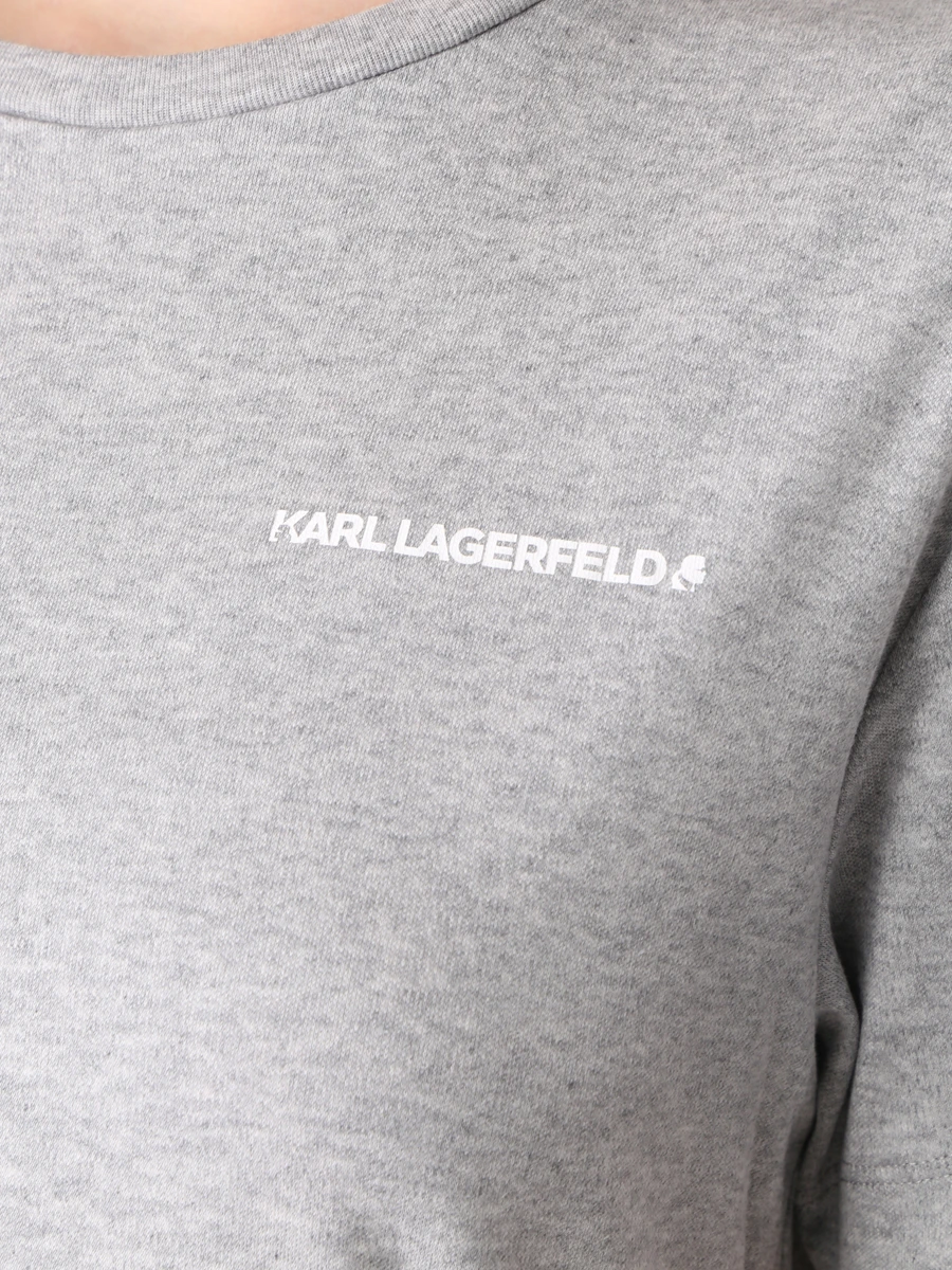 

Футболка с логотипом, Серый, 215W2181