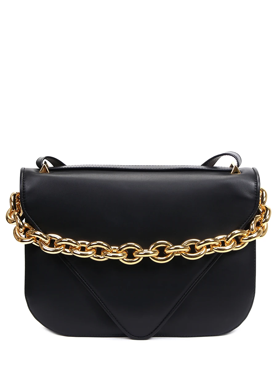 Сумка Mount кожаная BOTTEGA VENETA 667398 V12J0 8425 Черный 