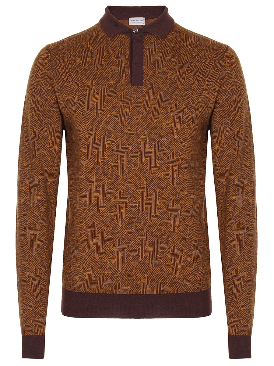 

Поло шерстяное, Коричневый, POLTON/COPPER/SAFFRON