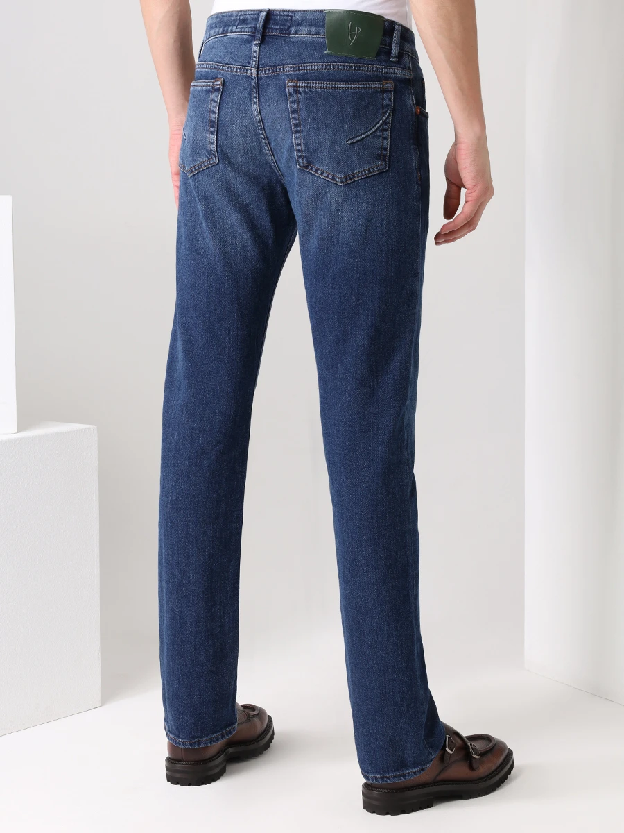 Джинсы Regular Fit хлопковые HANDPICKED RIMINI ZC/728/W2 Синий  Фото 3