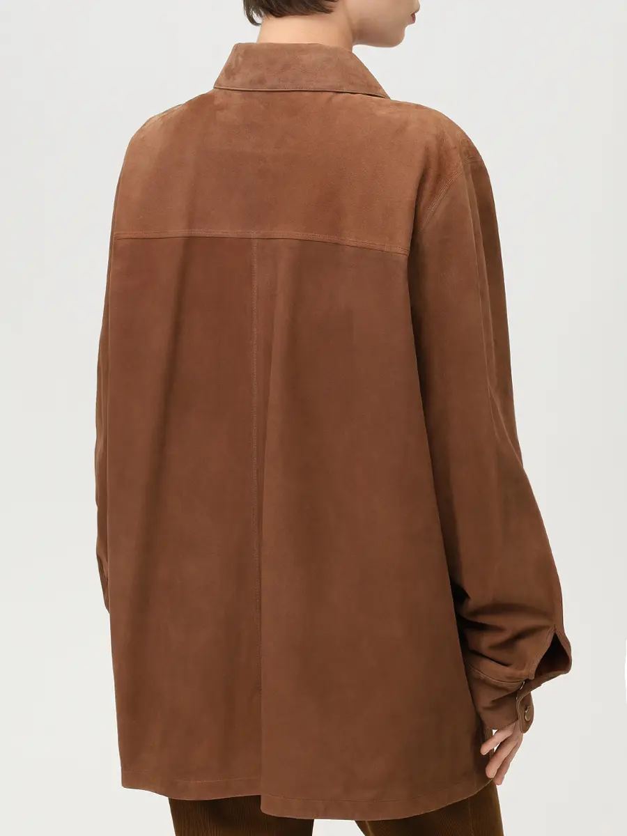 Куртка замшевая LORO PIANA FAL7266 H0AV Коричневый  Фото 3