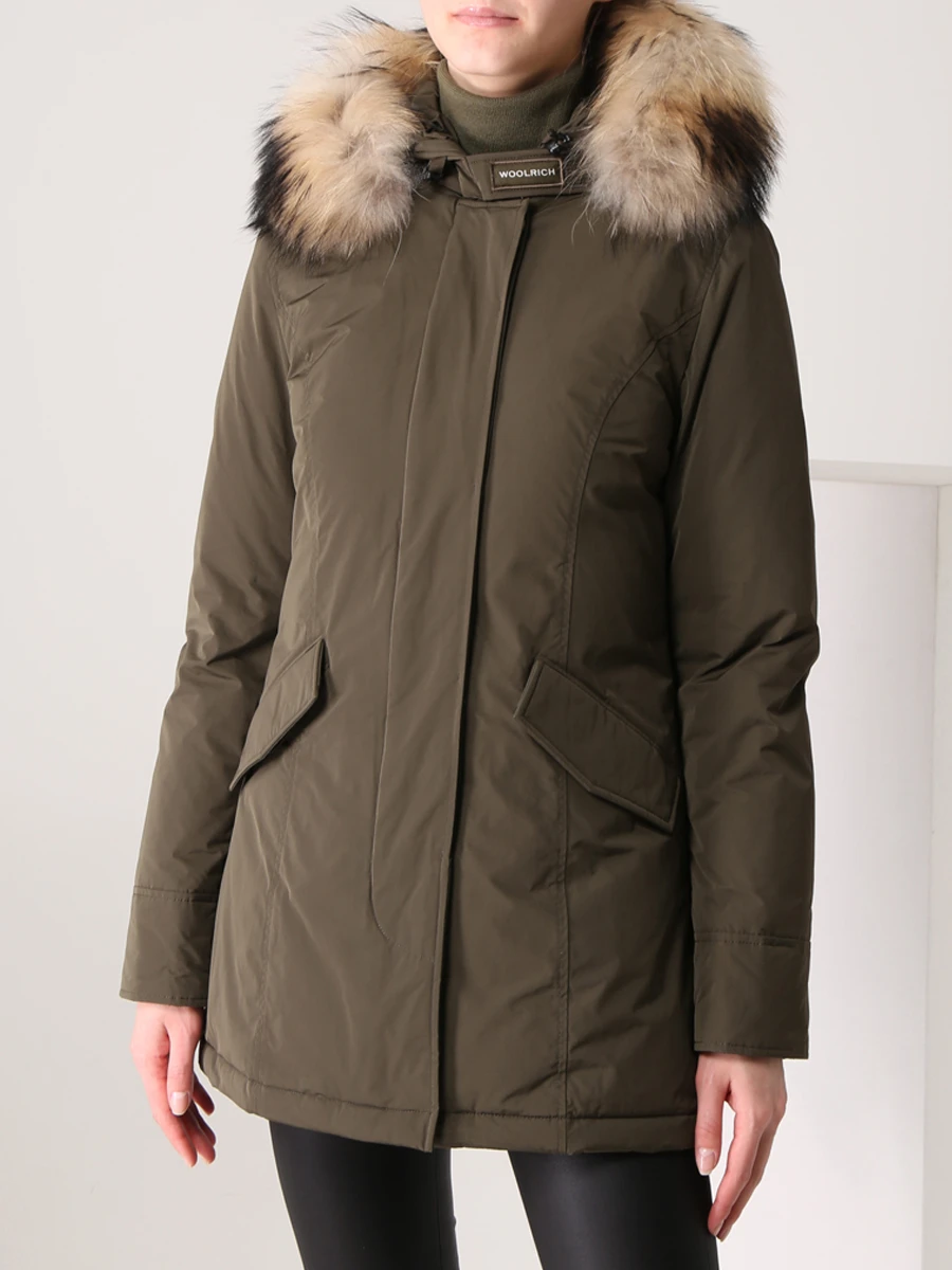 

Парка пуховая, Зеленый, CFWWOU0541FRUT0573/DARK GREEN