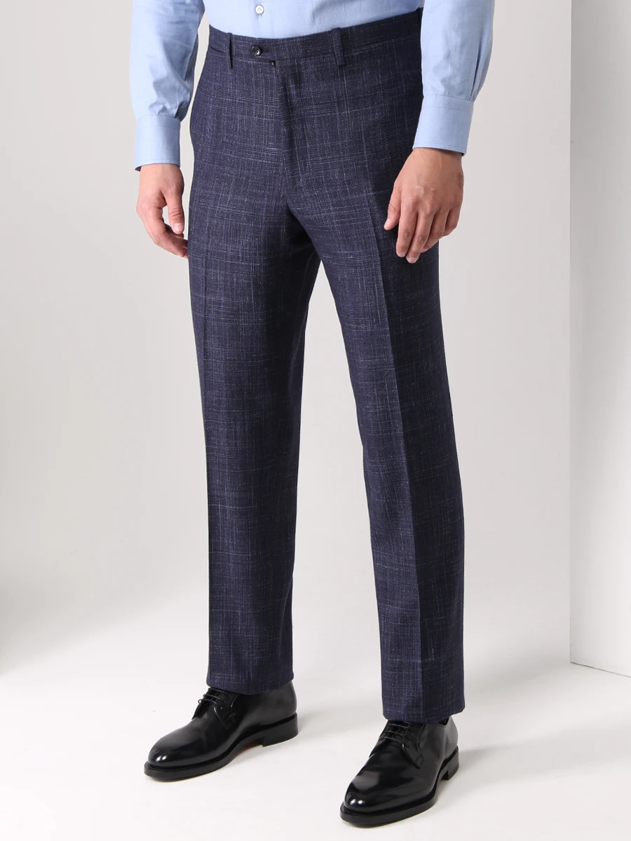 Костюм из кашемира и шерсти KITON UA81K0103A13002 Клетка  Фото 7