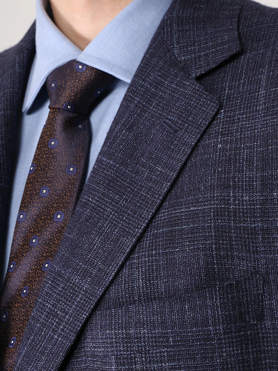 Костюм из кашемира и шерсти KITON UA81K0103A13002 Клетка  Фото 5