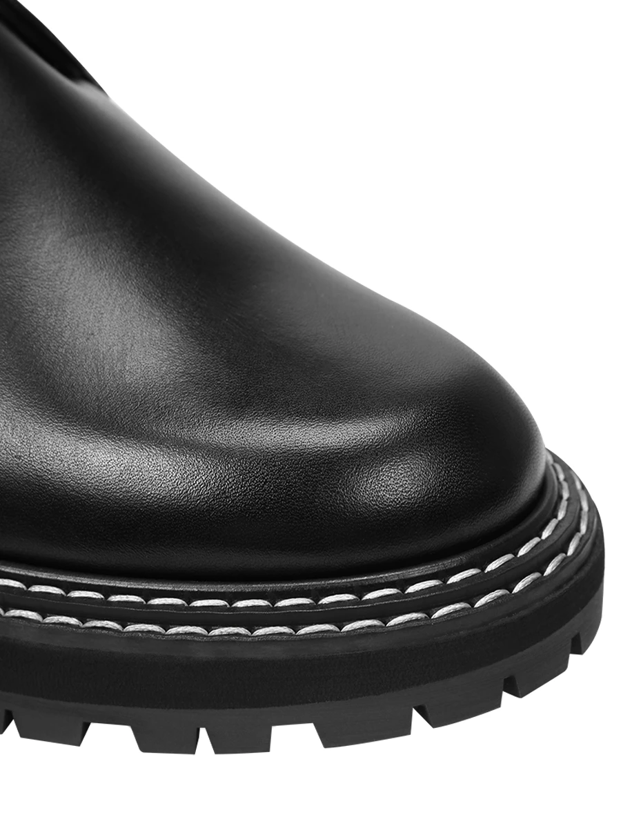 Сапоги кожаные PERTINI 212W31233D1, размер 36, цвет черный - фото 5