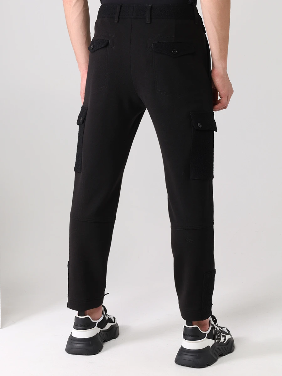 

Брюки-карго шерстяные, Черный, GWAOET GEP05 S9000