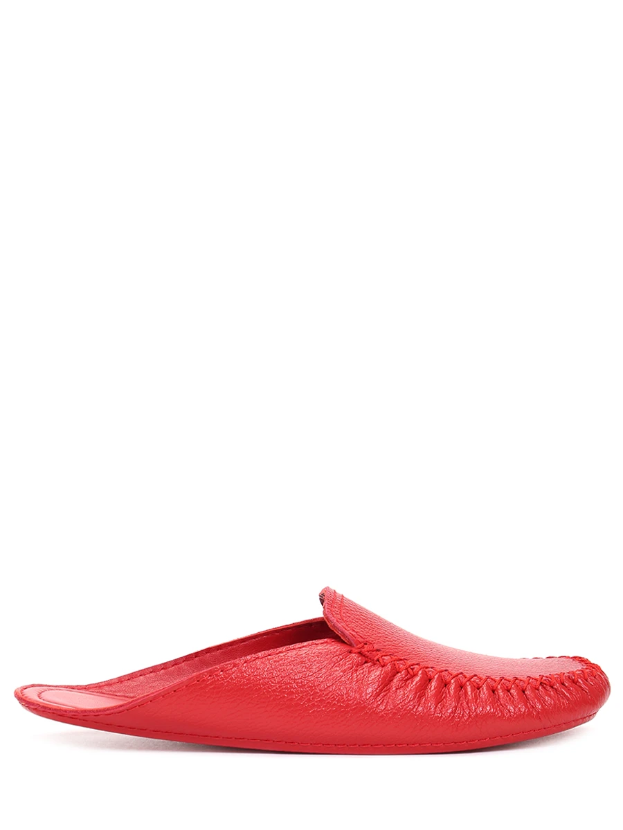 Тапочки кожаные CUDGI A570C17, размер 36, цвет красный - фото 1