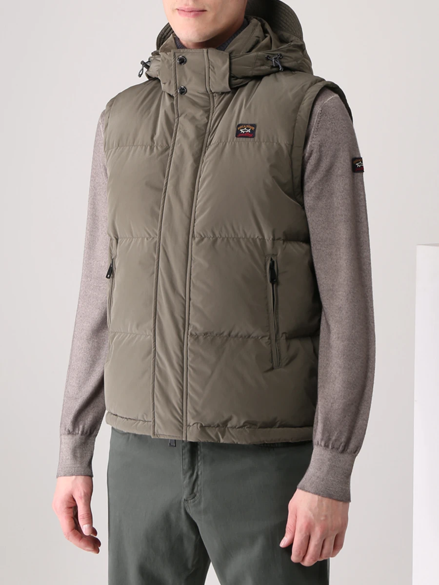 Жилет пуховый PAUL & SHARK 11312231/270 Зеленый  Фото 4