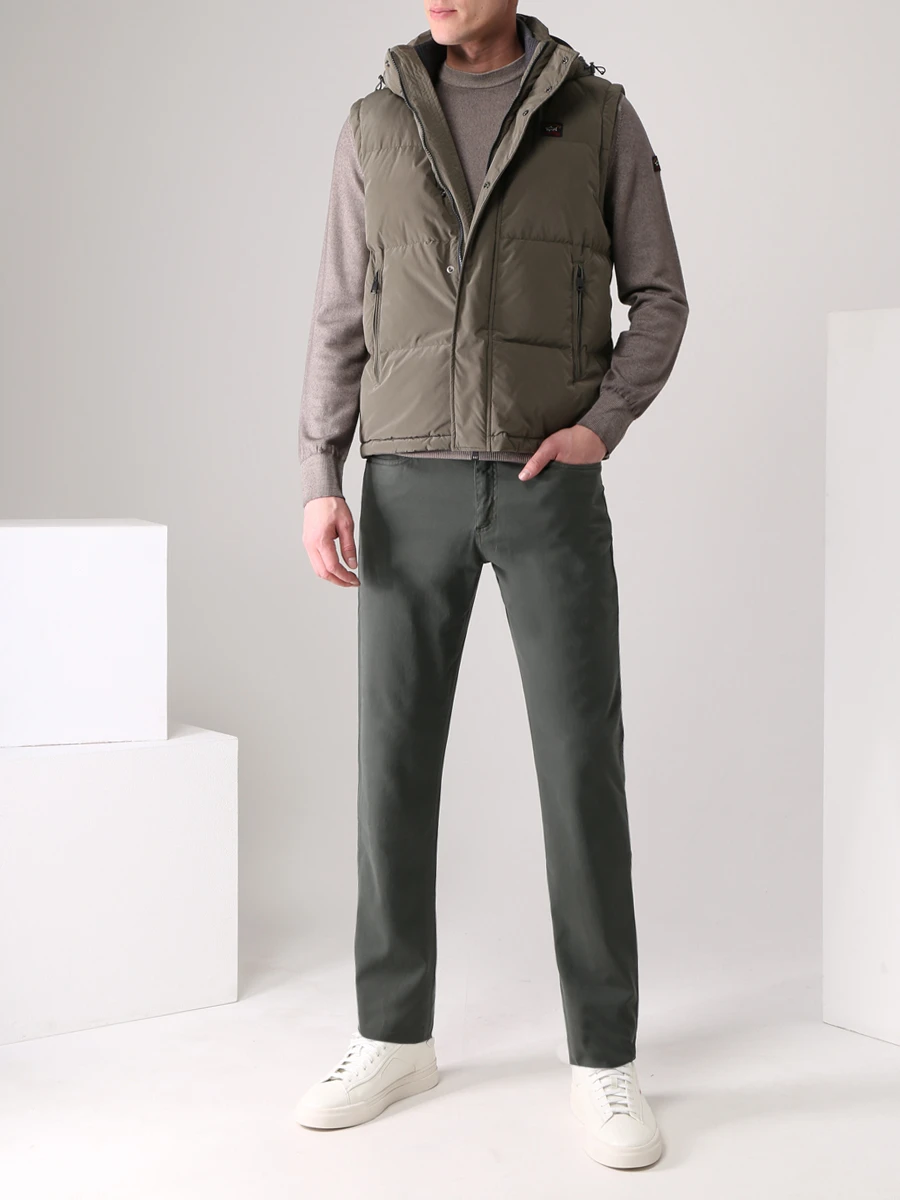 Жилет пуховый PAUL & SHARK 11312231/270 Зеленый  Фото 2