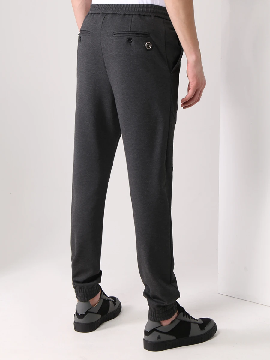 

Джоггеры из вискозы, Серый, MRT1008 10