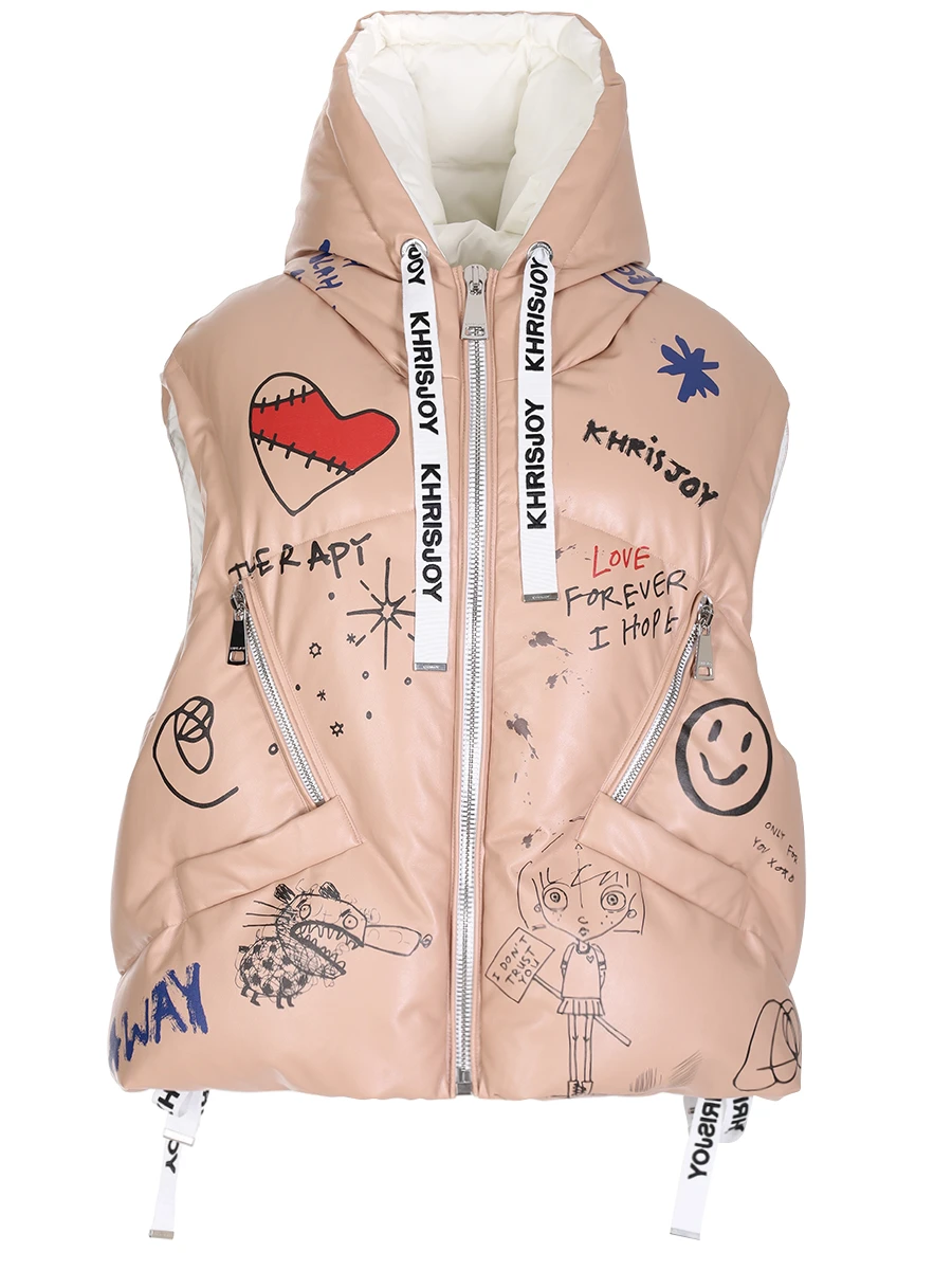 

Жилет стеганый, Бежевый, AFPW003 PUGR/PWD212