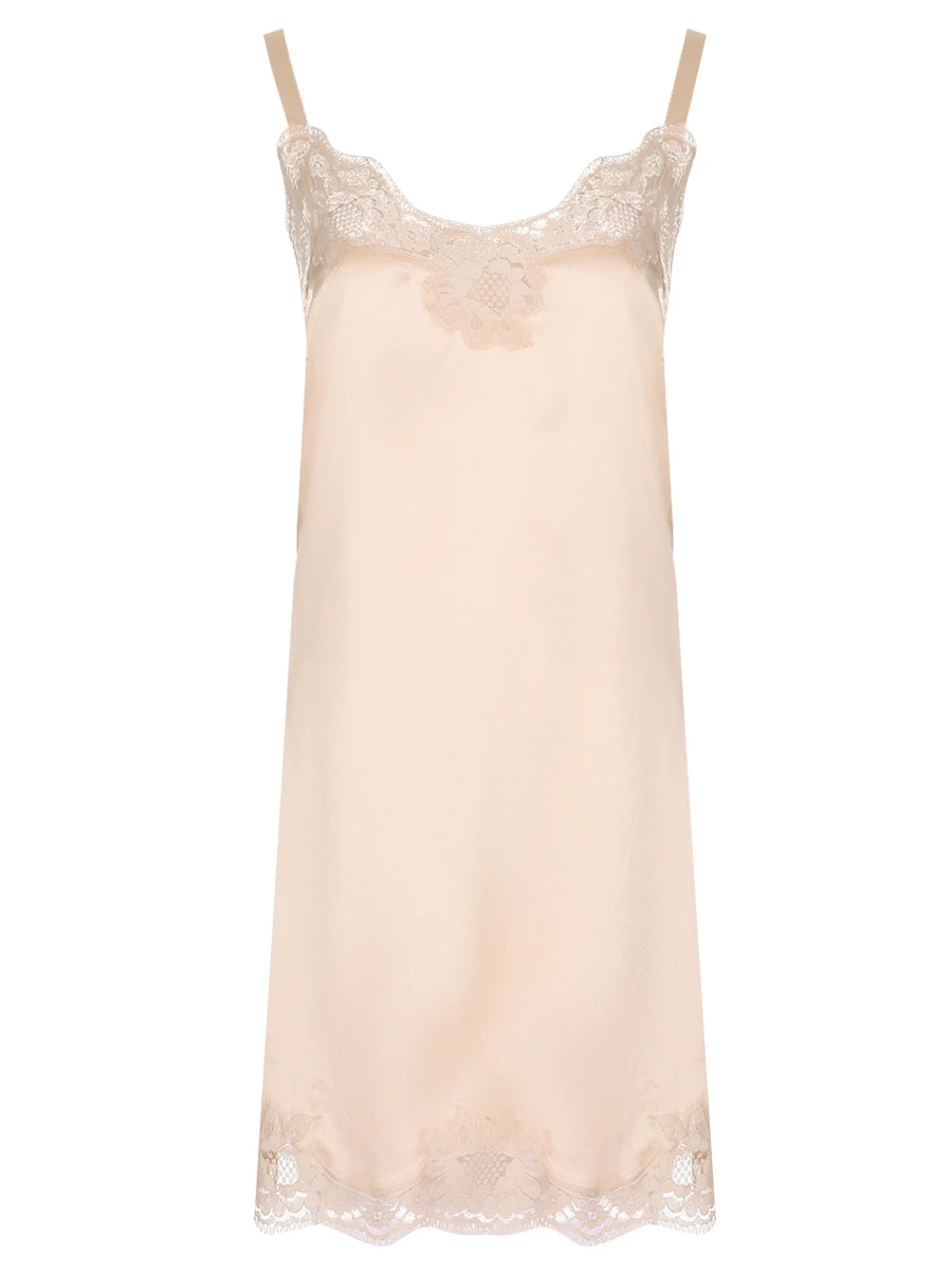 

Сорочка шелковая, Бежевый, O6A00T FUAD8 F0600