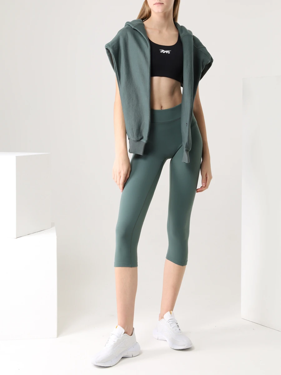 Леггинсы спортивные REEBOK VB H30218 Зеленый  Фото 2