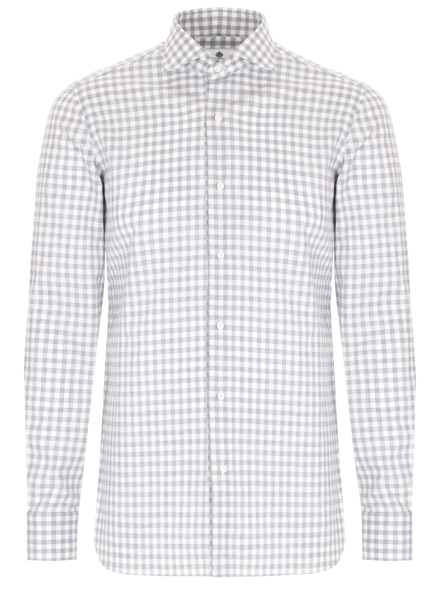 

Рубашка Slim Fit хлопковая, Клетка, SR10155