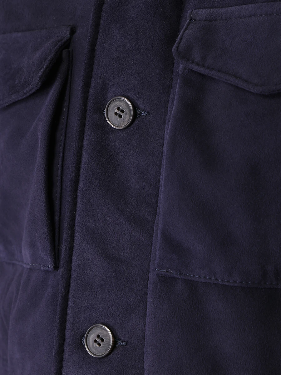 Куртка замшевая LUIGI BORRELLI OT1019 Синий  Фото 5