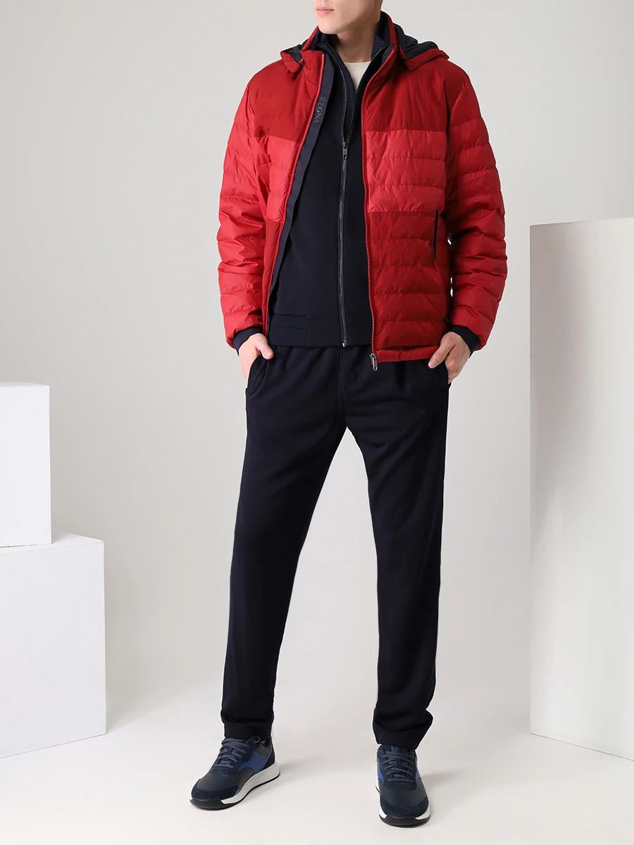 Куртка стеганая ZEGNA VY028-ZZ081 Красный  Фото 2