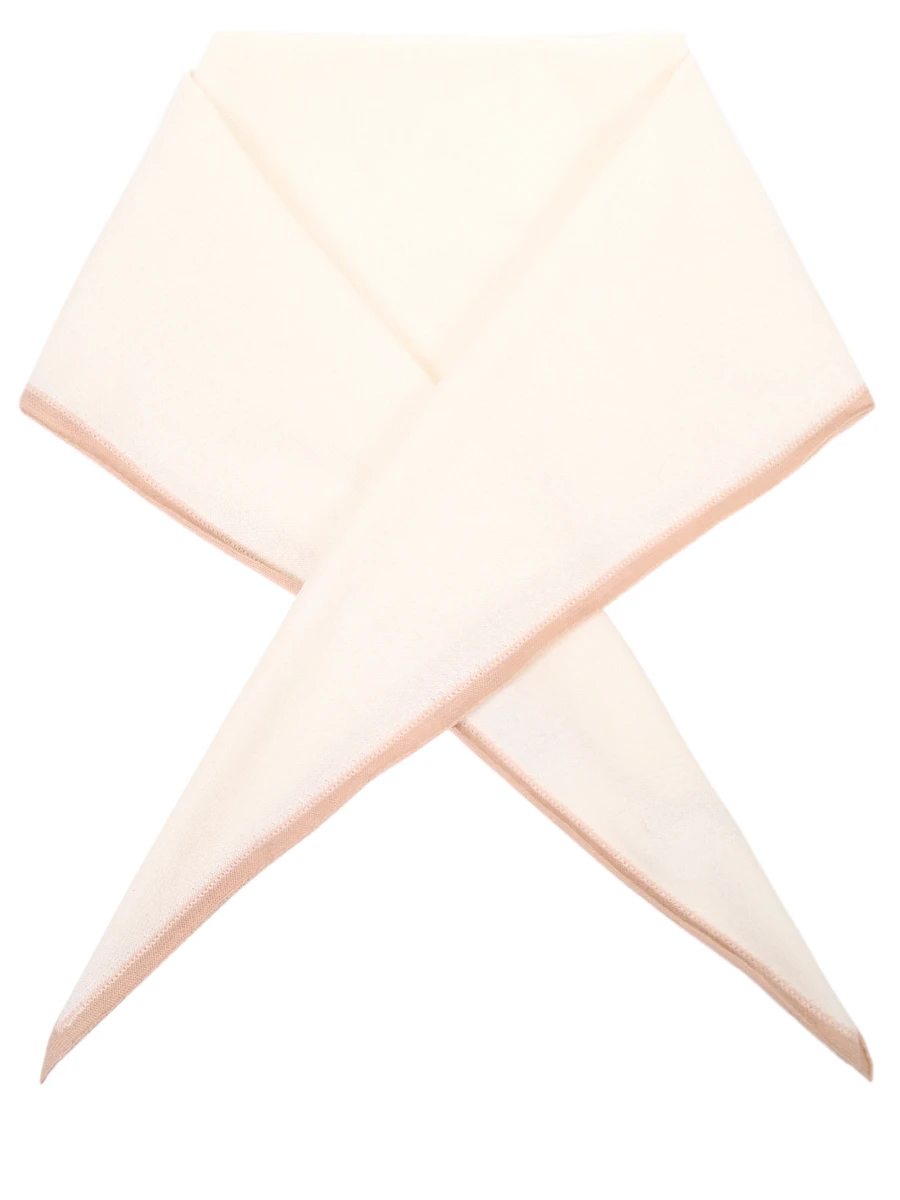 Платок кашемировый MIR CASHMERE cwo21-002 Молочный, размер Один размер, цвет бежевый - фото 1