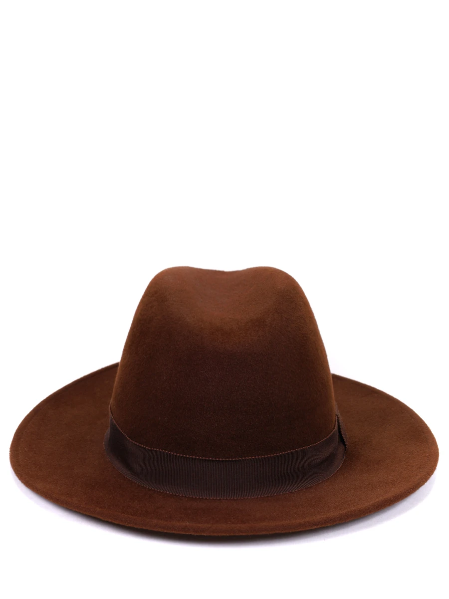 Шляпа велюровая, Лондон Шоколадный, COCOSHNICK, Коричневый, 1044872  - купить