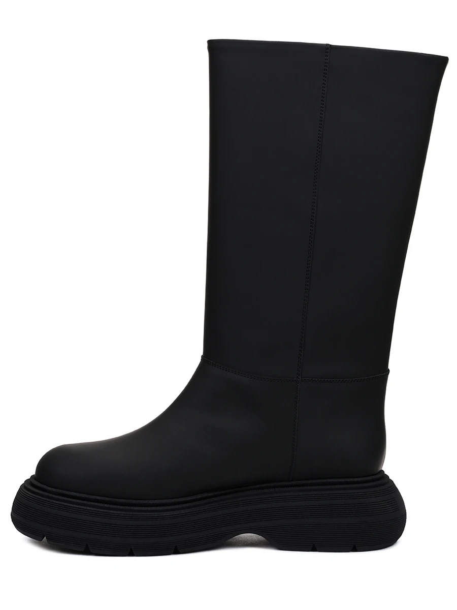 Сапоги кожаные GIABORGHINI MARTEBISE101/BLACK Черный  Фото 3