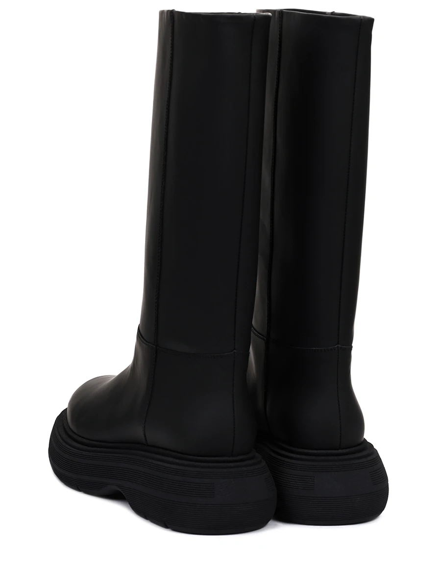 Сапоги кожаные GIABORGHINI MARTEBISE101/BLACK Черный  Фото 4