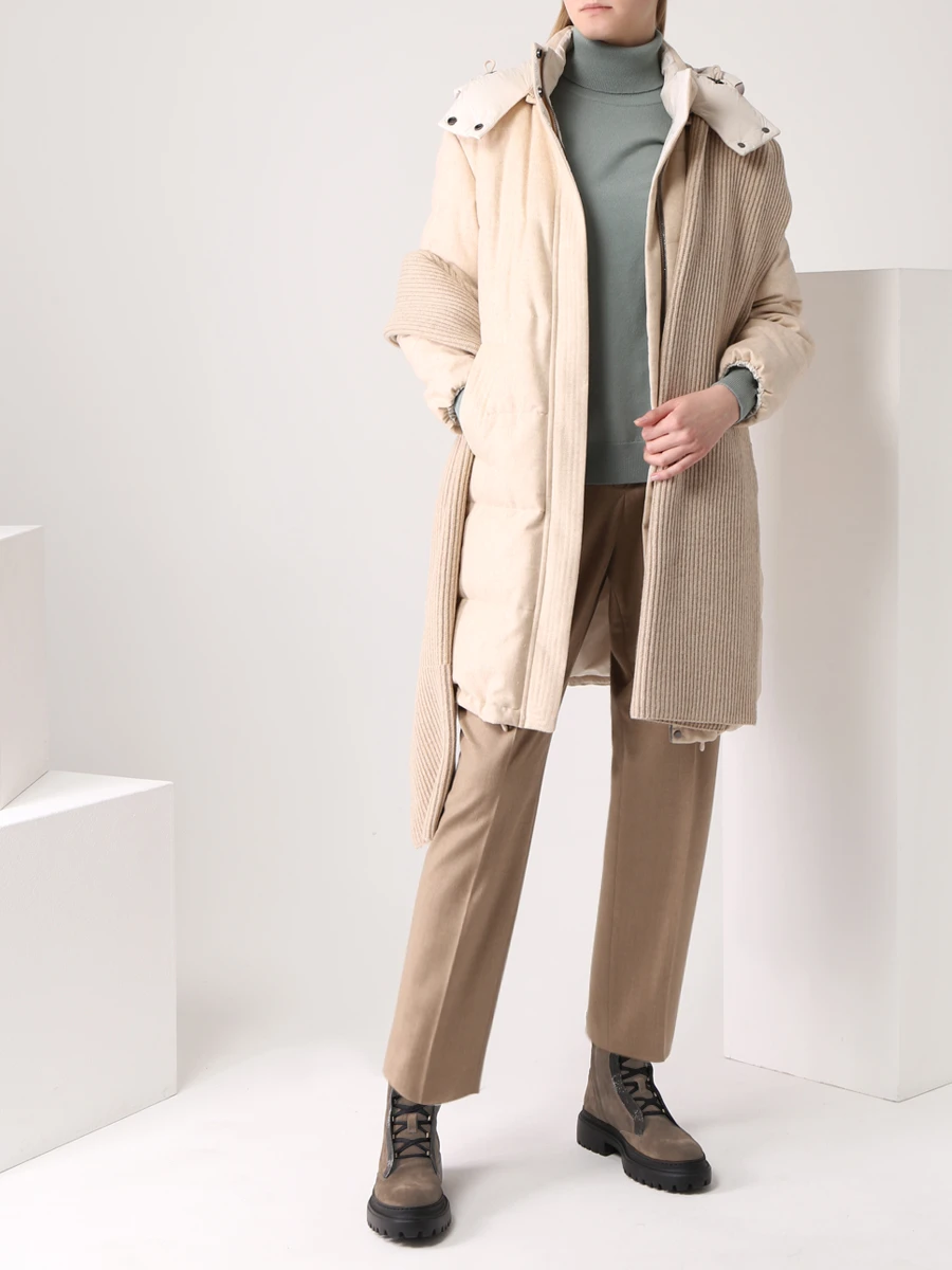 Водолазка кашемировая BRUNELLO CUCINELLI M12150103 C9503 Зеленый  Фото 2