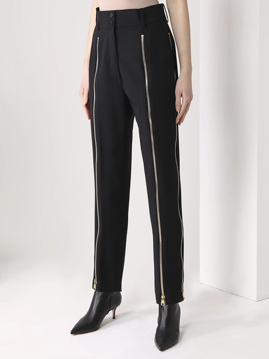 Брюки шерстяные DOLCE & GABBANA FTB9YT FUBAJ N0000 Черный  Фото 4