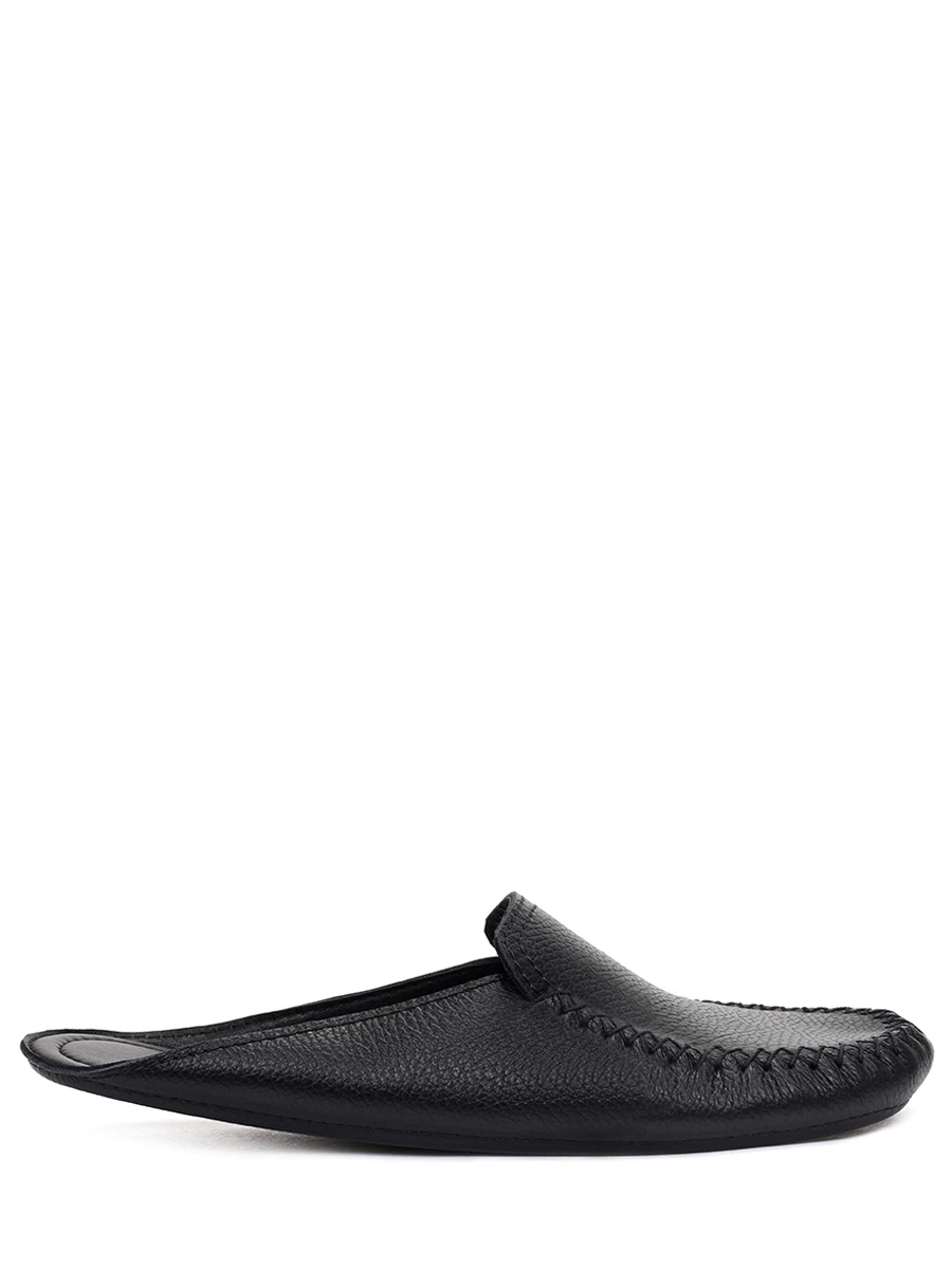 Тапочки кожаные CUDGI A550C09, размер 46, цвет черный - фото 1