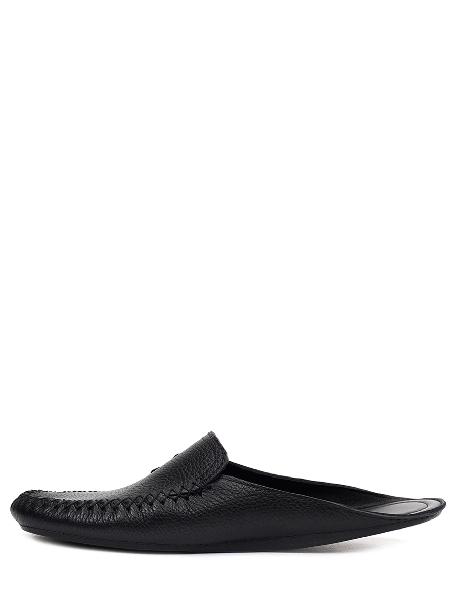 Тапочки кожаные CUDGI A550C09, размер 46, цвет черный - фото 3