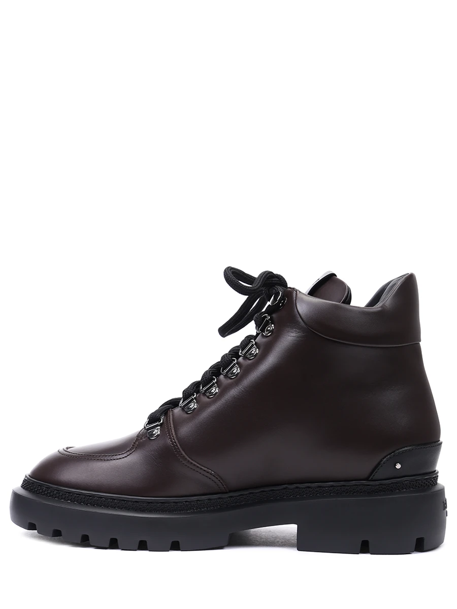 Ботинки кожаные BALLY 6239429 Коричневый  Фото 3
